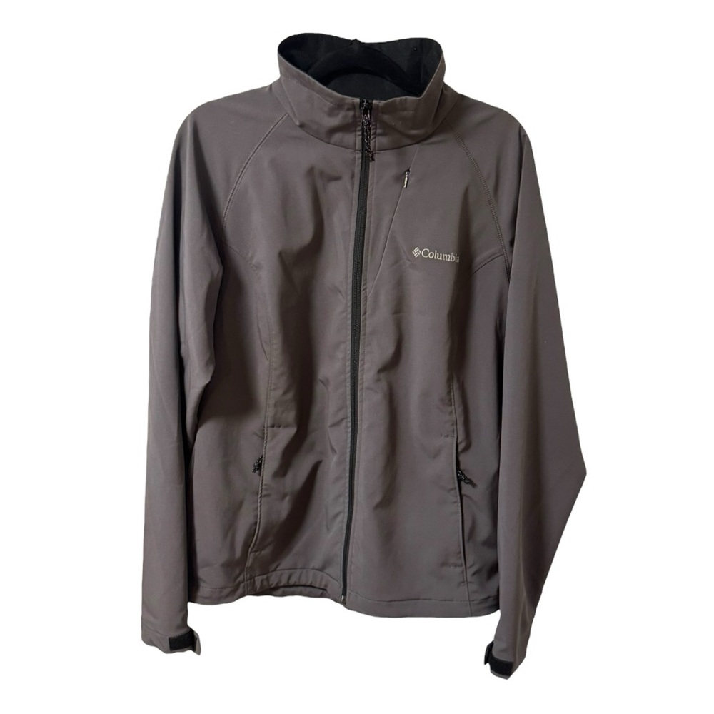 Columbia Womens Lightweight Grey Jacket Fall Spring Jacket Windbreaker Large